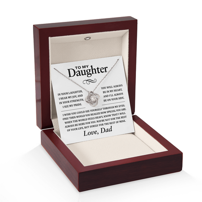 To My Daughter From Dad, How Special You Are, Pendant Necklace