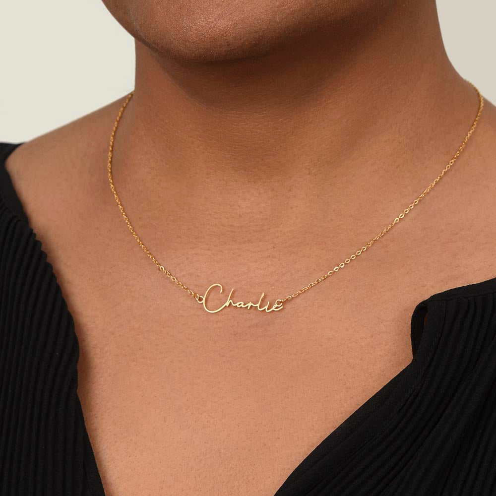 Dad to Daughter, Name Necklace