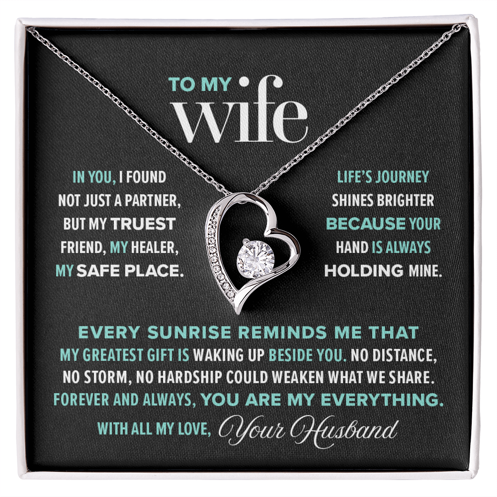 Forever Love Necklace, From Husband to Wife, My Truest Friend