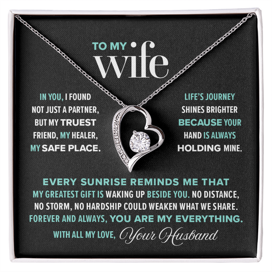 Forever Love Necklace, From Husband to Wife, My Truest Friend