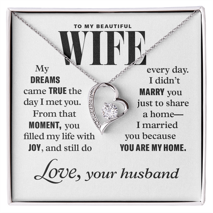 Forever Heart Pendant Necklace