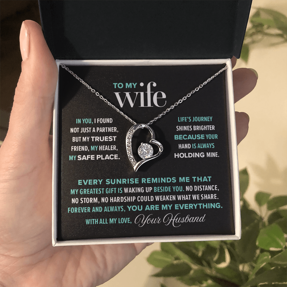 Forever Love Necklace, From Husband to Wife, My Truest Friend