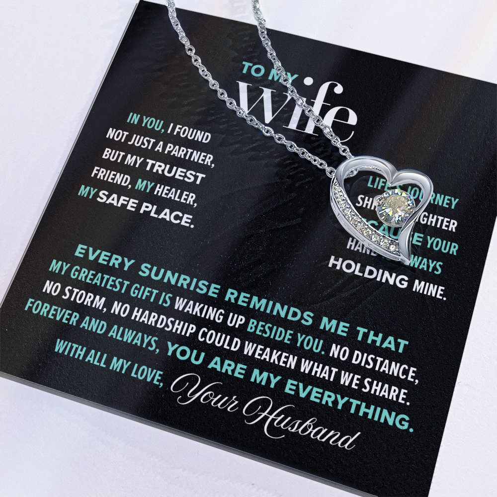 Forever Love Necklace, From Husband to Wife, My Truest Friend