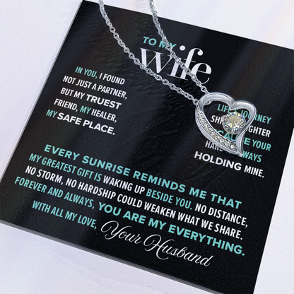 Forever Love Necklace, From Husband to Wife, My Truest Friend