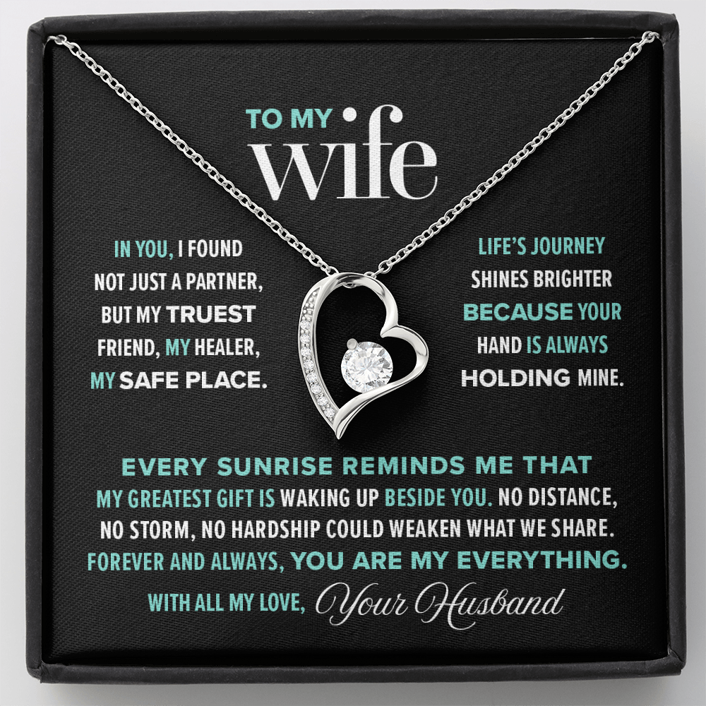 Forever Love Necklace, From Husband to Wife, My Truest Friend