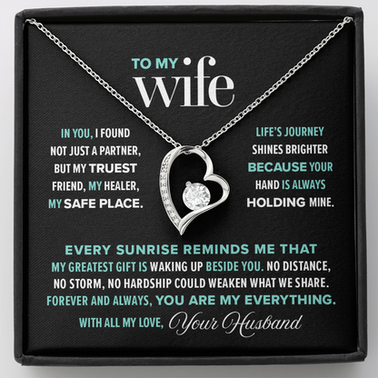 Forever Love Necklace, From Husband to Wife, My Truest Friend
