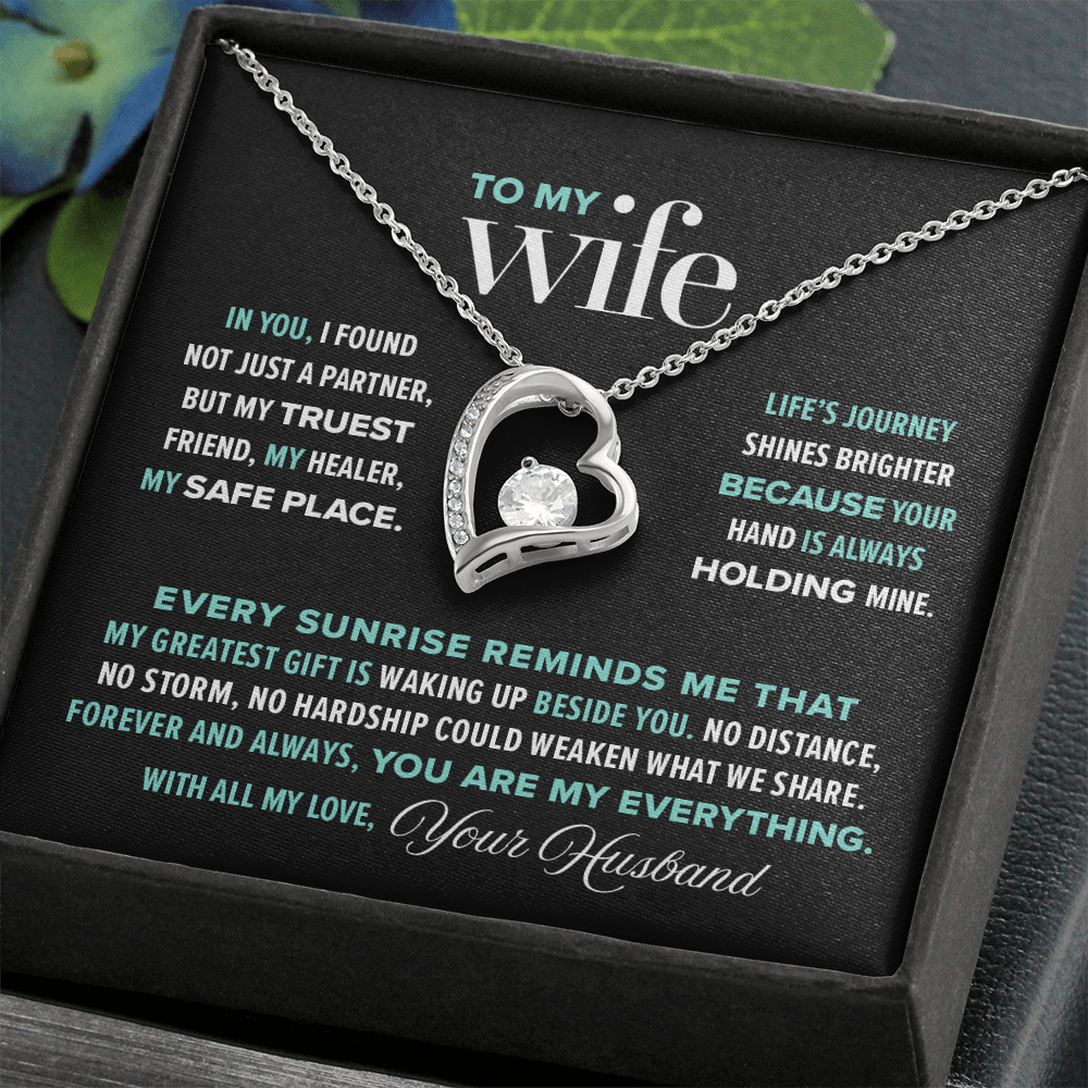 Forever Love Necklace, From Husband to Wife, My Truest Friend