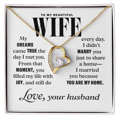 Forever Heart Pendant Necklace