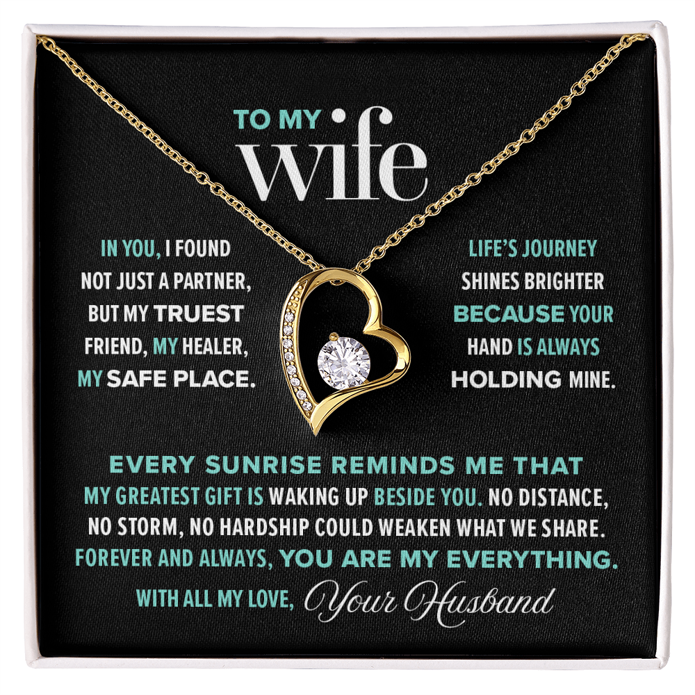 Forever Love Necklace, From Husband to Wife, My Truest Friend