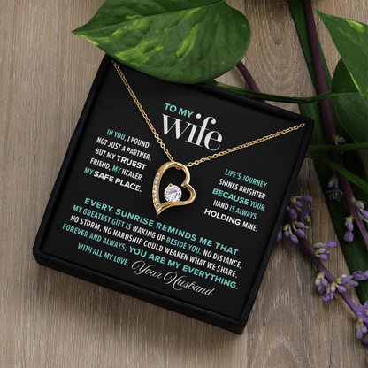 Forever Love Necklace, From Husband to Wife, My Truest Friend