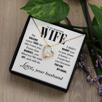 Forever Love Necklace to Wife From Husband