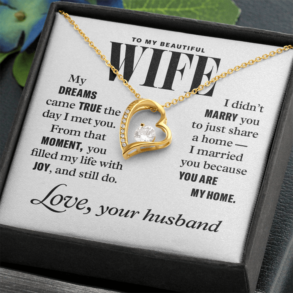 Forever Love Necklace to Wife From Husband