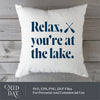 Relax Your At the Lake, Lake SVG, Lake House Decor svg, Summer Vacation svg, Lake Decor, Lake Sign, Cut File svg, eps, dxf, png, Cricut,