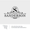 S Monogram Download SVG, Split Letter S initial Svg, Mailbox Family Name svg, Letter S svg, Personalized Last Name svg Files for Cricut