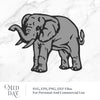 Elephant SVG, Elephant Cut File, Animal Svg, Elephant Silhouette, Elephant Cut Files, ElephantClip Art,