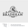 B Monogram SVG/PNG/DXF, Fancy Flourish Letters, B Monogram Wedding, Family Name B Svg, Mailbox Family Name svg, Letter B svg, Cricut Files