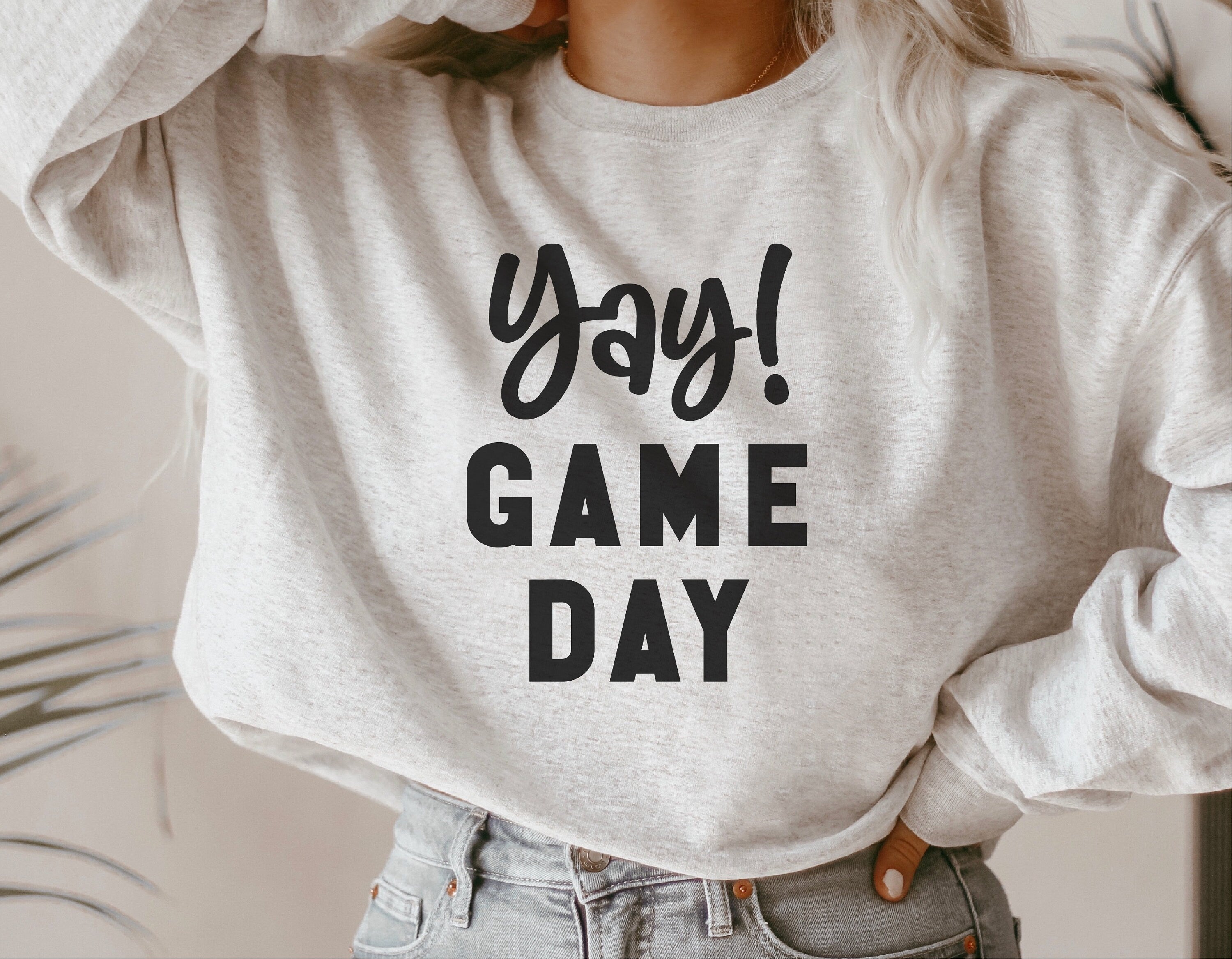 Yay! Game Day Svg, Baseball Football Mom Svg Png, Basketball Softball Soccer Mom Shirts png, College or High School Game day, Youth Sports