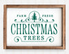 Farm Fresh Christmas Trees Svg, Christmas Tree Ornament Svg, December Svg, Svg Png Dxf Eps, Holiday Decor, Cricut Cut Files, Silhouette