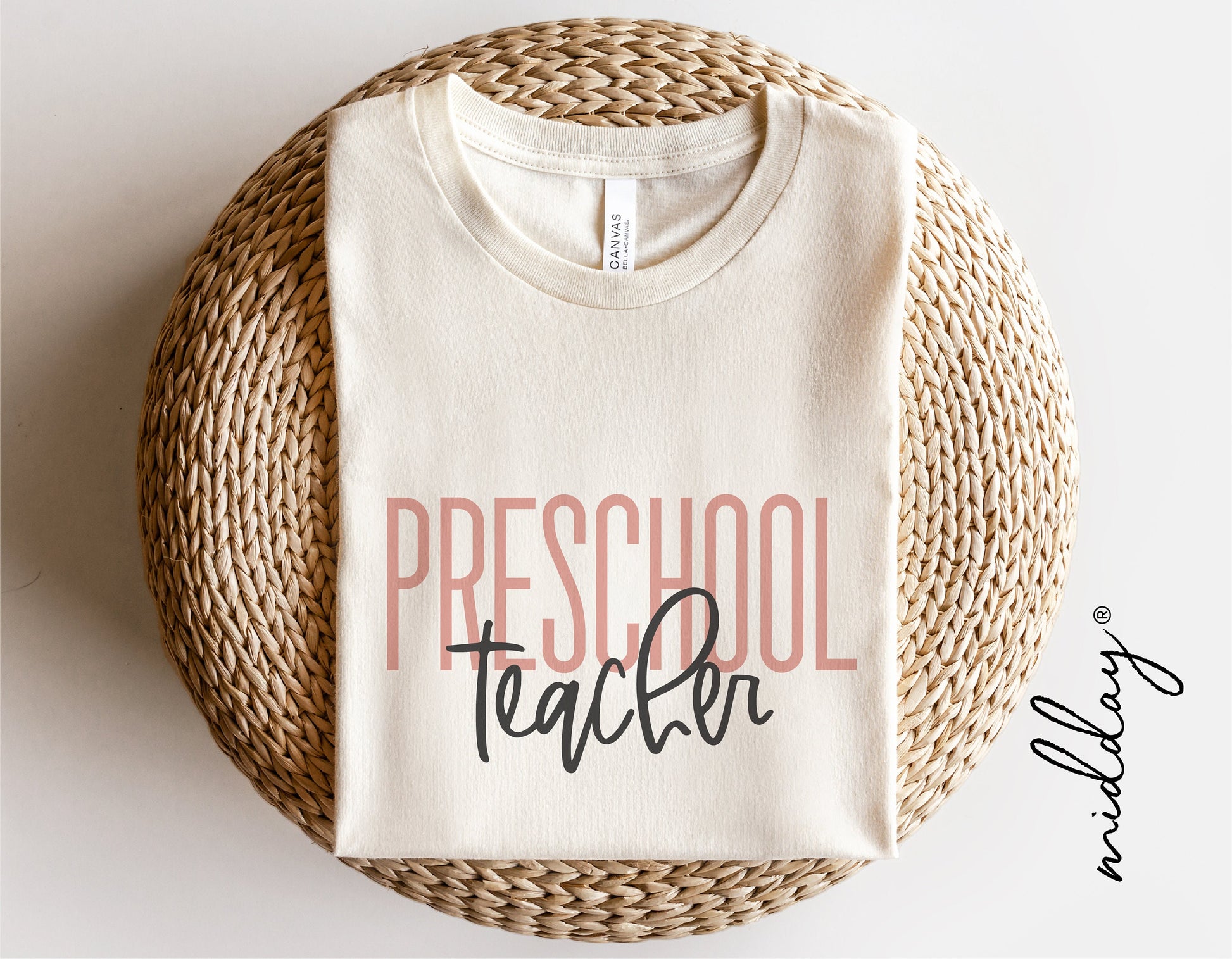 Preschool teacher shirt design in SVG format, suitable for Cricut and Silhouette, perfect for Teacher Appreciation and gifts.