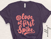 Love At First Spike Svg, Volleyball Svg, Png Eps Dxf, Volleyball Shirt Svg, Volleyball Mom Svg, Coach Gift, Cricut Cut Files, Silhouette