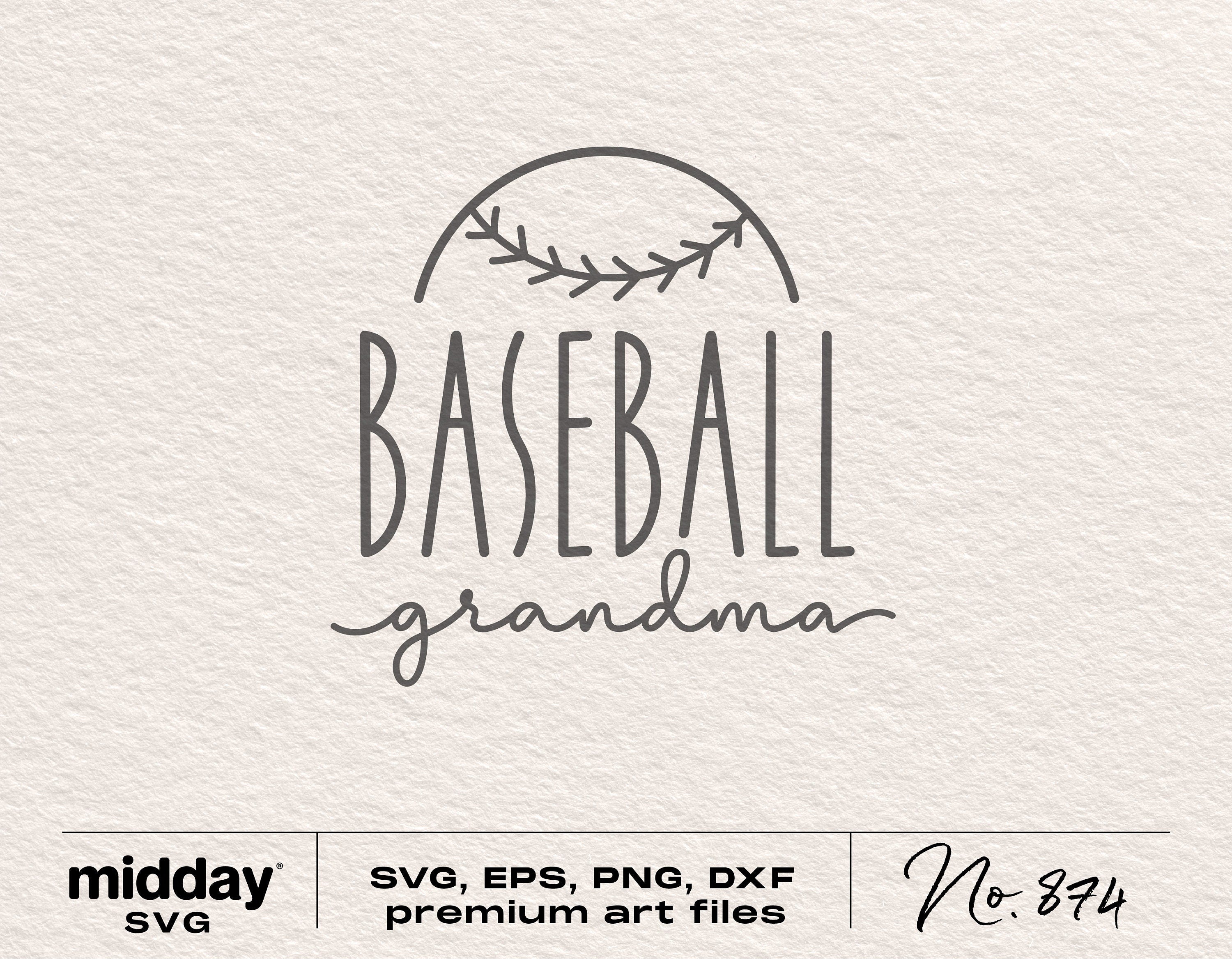 Baseball Grandma Svg, Png Dxf Eps Svg Ai, Baseball Grandma for Shirt, Tumbler, Sweatshirt, Cricut Cut File, Silhouette, Sublimation, Digital