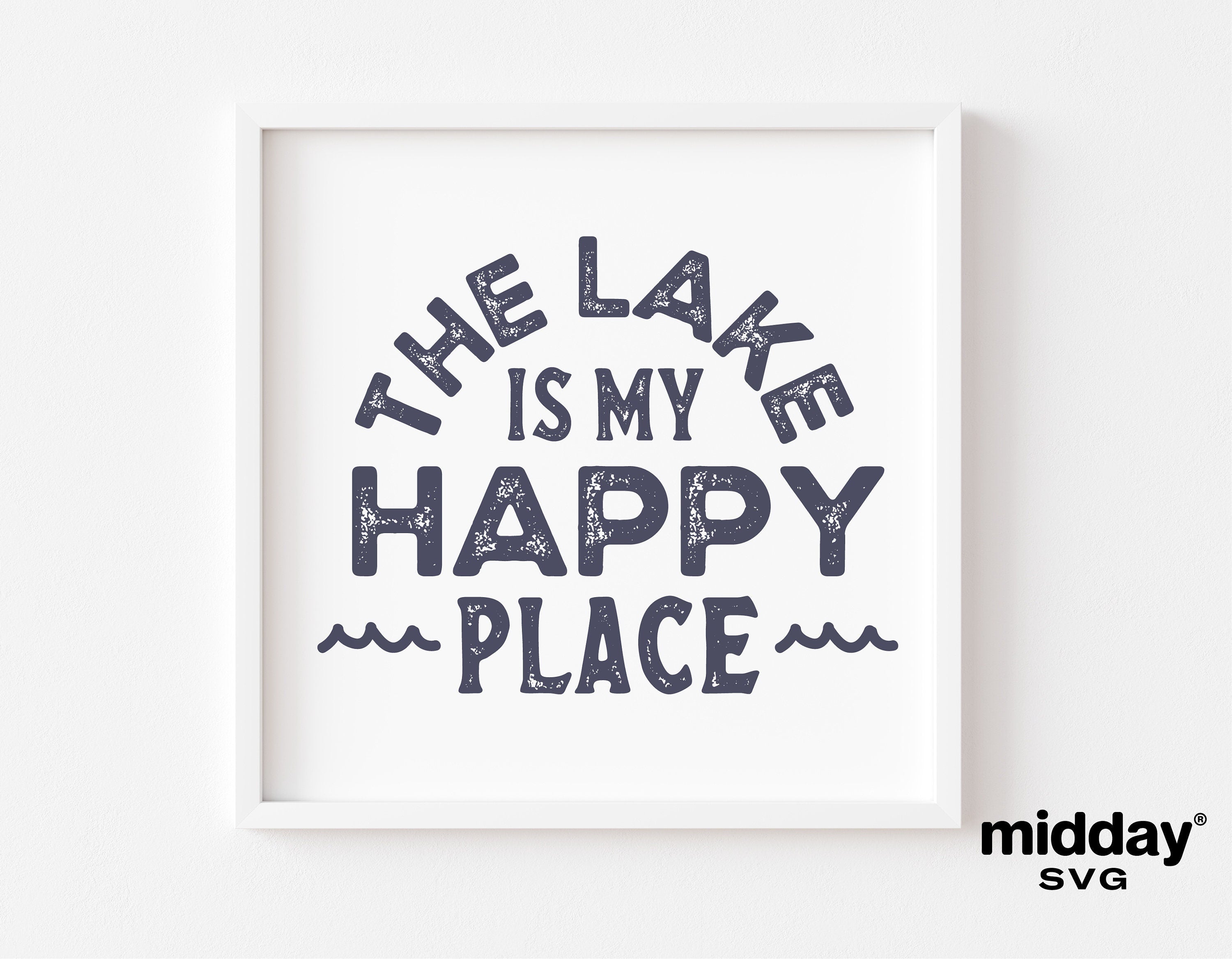 The Lake is My Happy Place Svg, Summer Vacation Svg, Png Eps Dxf, Lake Svg Cricut, Silhouette, Lake Vacation Svg, Sublimation, Vacation Svg