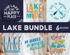 Lake Bundle svg, Lake Cut Files, svg dxf eps png, Lake Life Bundle, Lake Sublimation File, Silhouette, Cricut, Digital File, Lake House Art