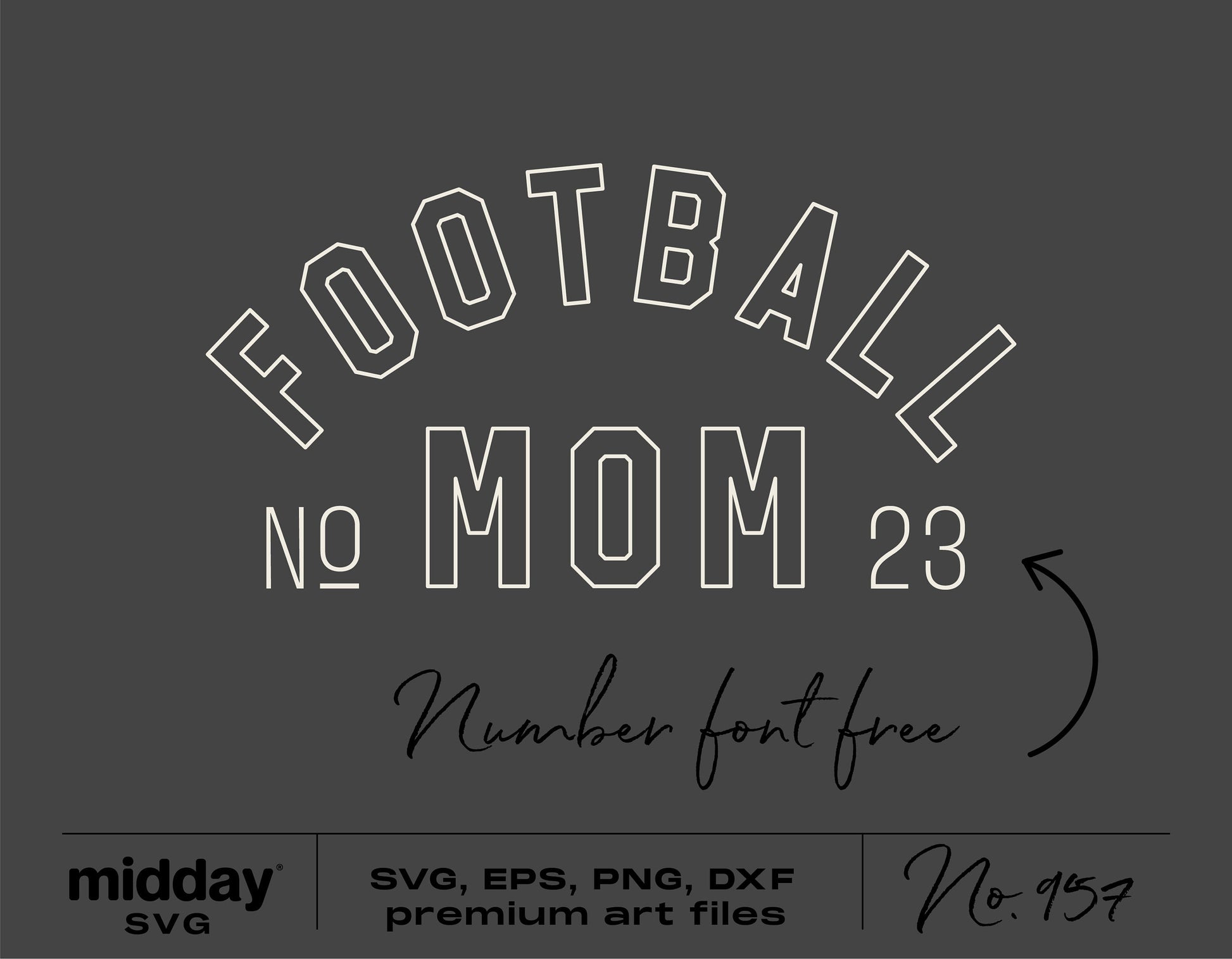 Football Mom SVG design for shirts, tumbler bags and crafts, includes SVG, PNG, DXF, EPS formats, ideal for Cricut and Silhouette.