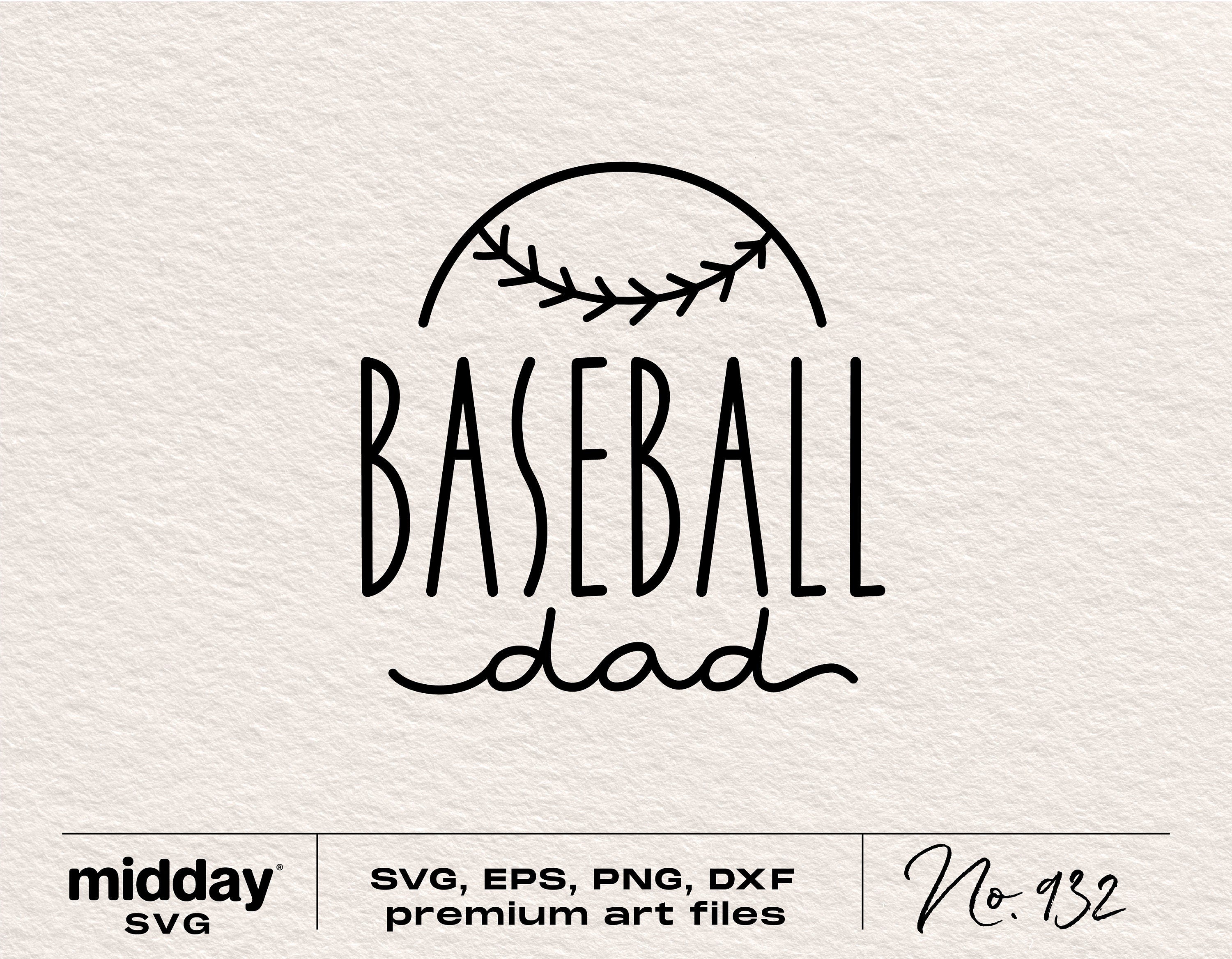 Baseball Dad Svg, Png Ai Eps Dxf, Baseball Dad Shirt, Cricut Cut Files, Silhouette, Design for Tumbler, Sweatshirt, Hoodie, Sublimation