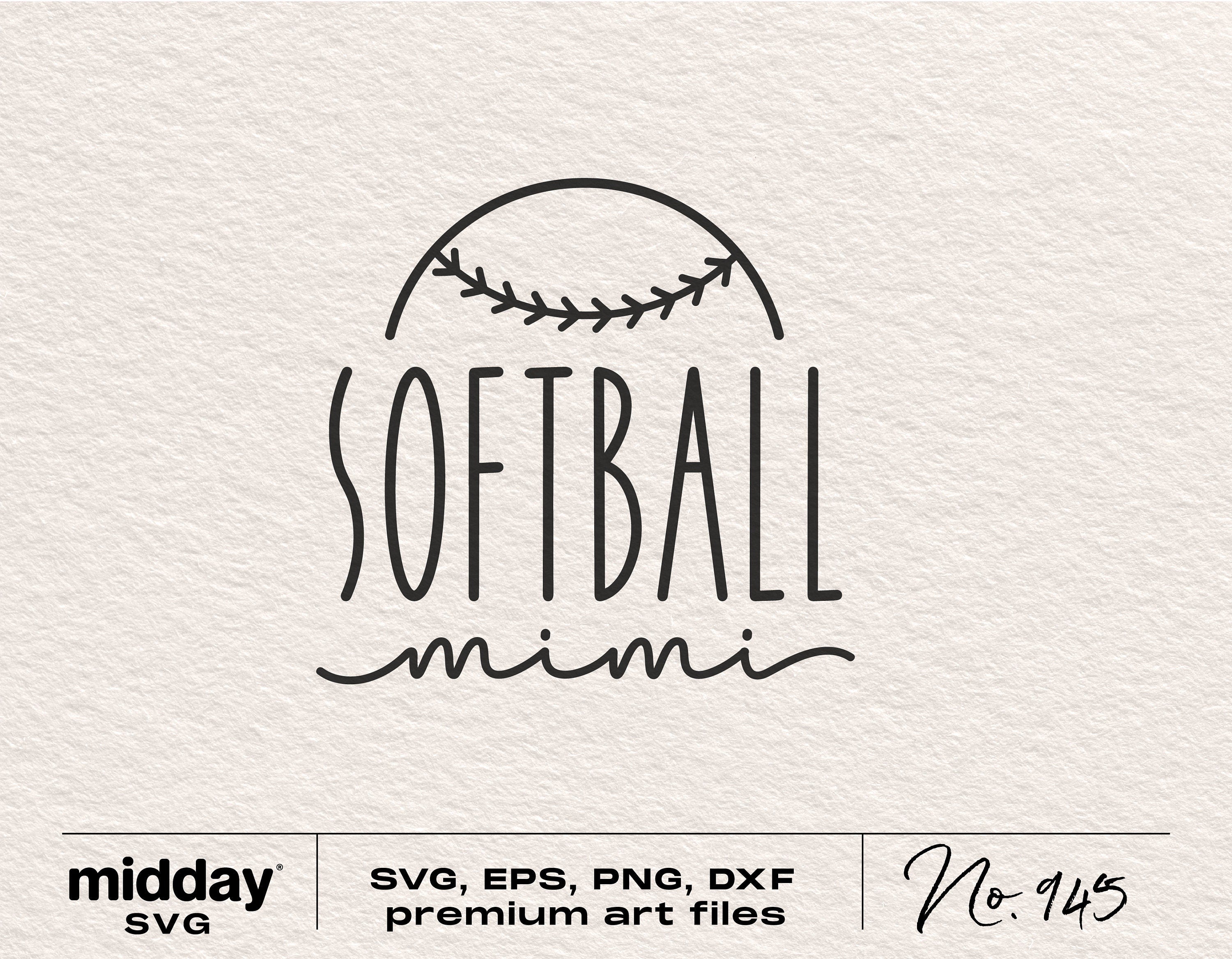 Softball Mimi Svg, Png Ai Eps Dxf, Cricut Cut Files, Silhouette, Softball Mimi Shirt Png, Design for Tumbler, Sweatshirt, or Hoodie, Digital