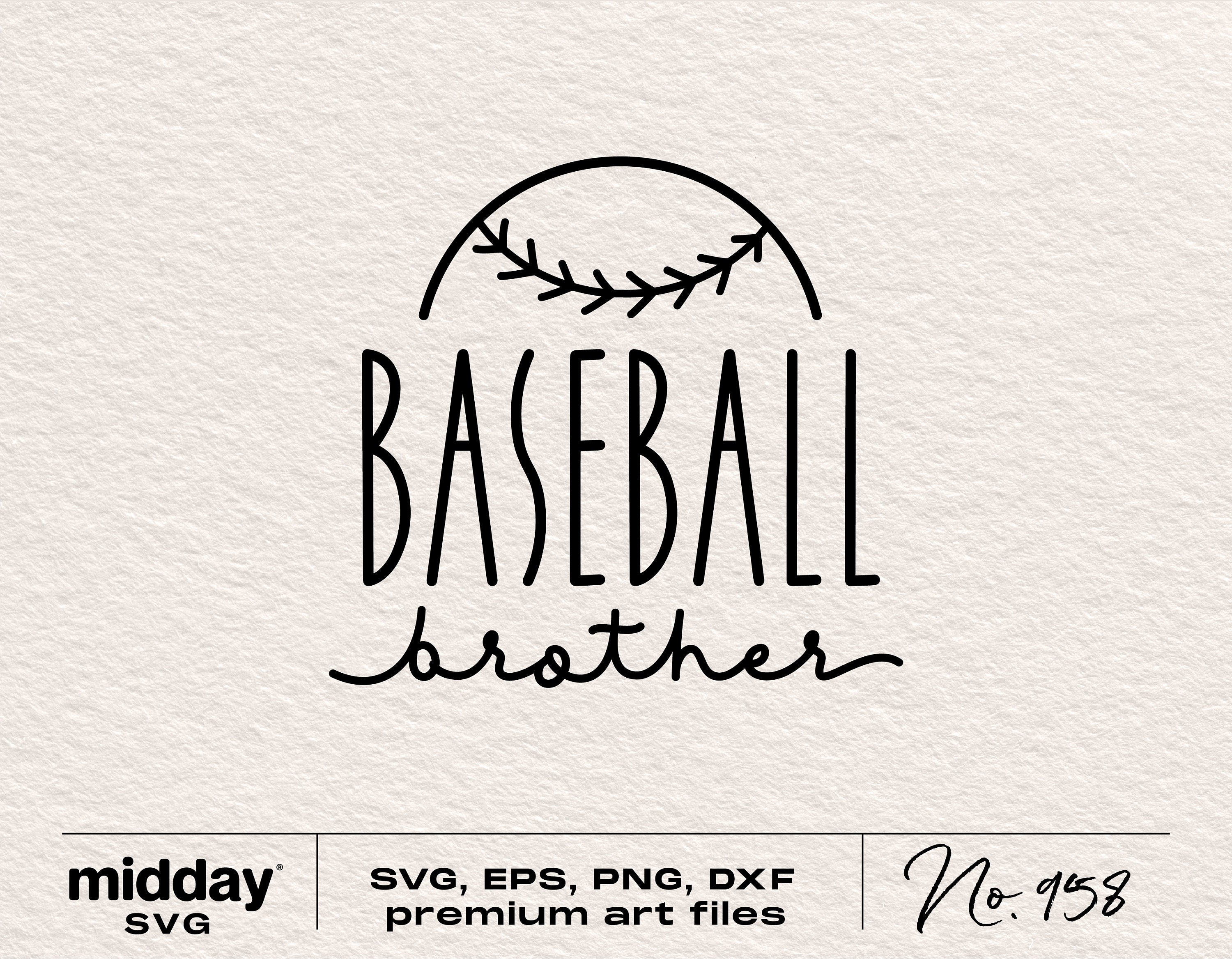 Baseball Brother Shirt Svg, Png Ai Eps Dxf, Baseball Cricut Cut Files, Silhouette, Sublimation, Design for Tumbler, Sweatshirt, Hoodie