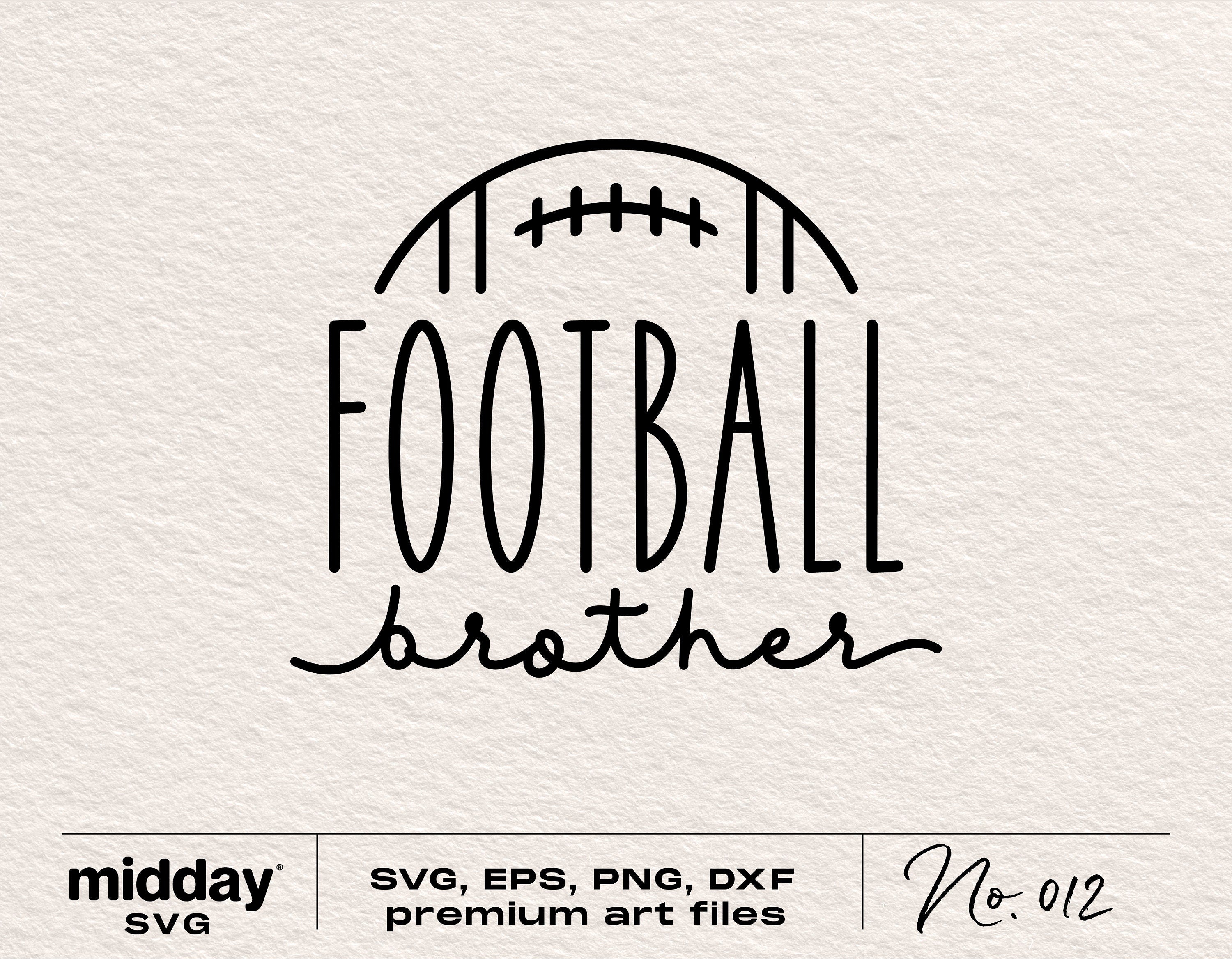 Football Brother Svg, Png Dxf Eps Ai, Football Brother Shirt Png, Design for Tumbler, Sweatshirt, Visor, Cricut, Silhouette, Sublimation