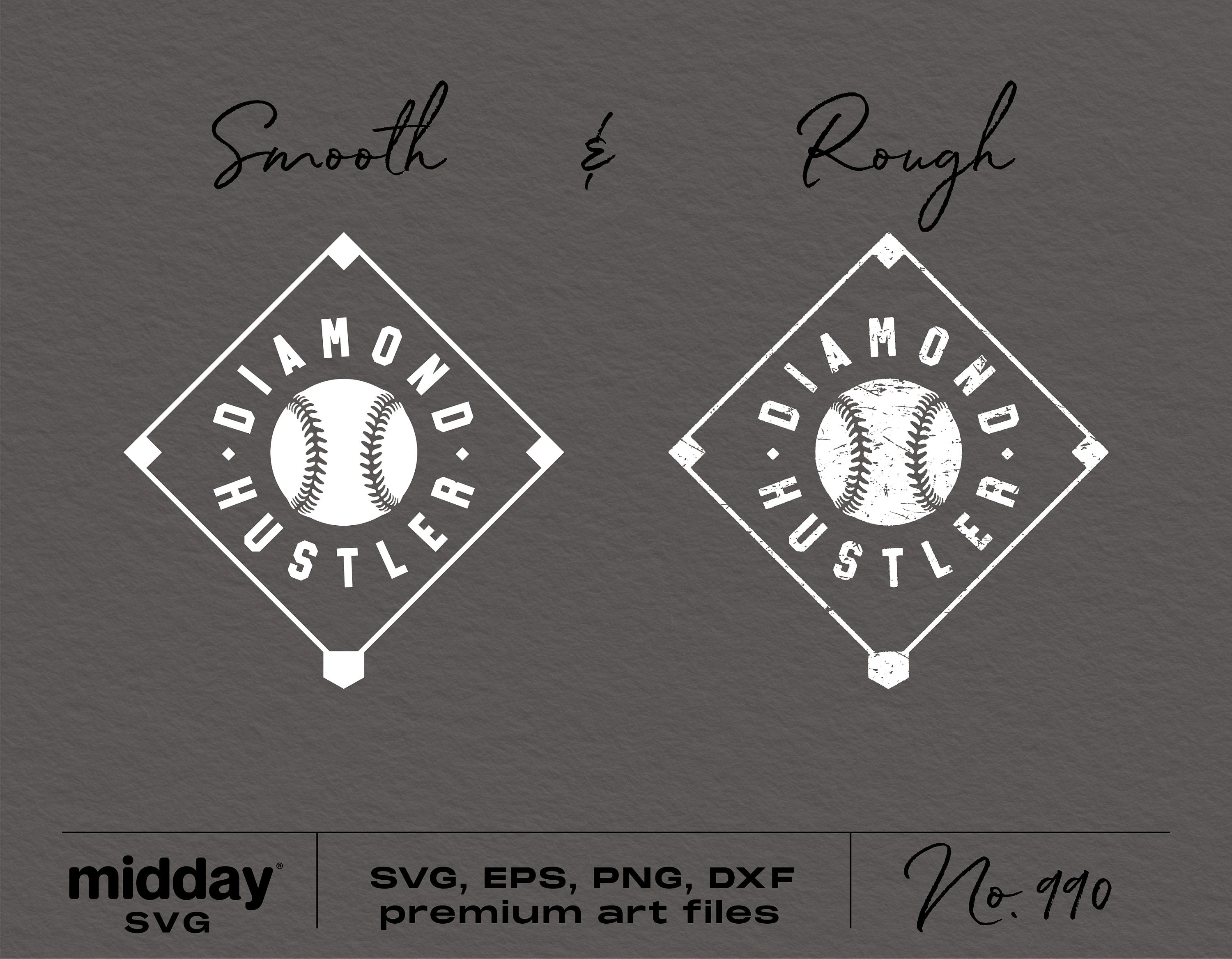 Funny Baseball Svg, Png Dxf Eps, Diamond Hustler, Cricut Cut File, Silhouette, Baseball Shirt, Sublimation, Digital Download, For Player