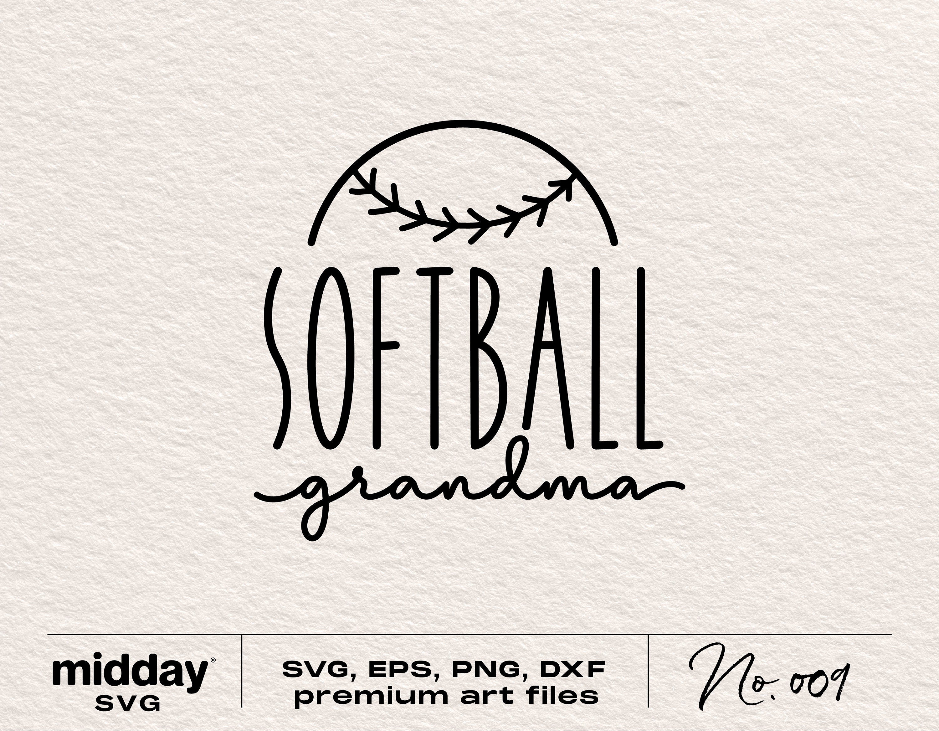 Softball Grandma Svg, Png Dxf Eps Svg Ai, Softball Grandma for Shirt, Tumbler, Bag, Cricut Cut File, Silhouette, Sublimation, Digital