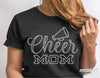 Cheer Mom Svg, Png Dxf Eps, Megaphone Cheer Mom Shirt, Cricut Cut File, Silhouette, Design For Tumbler, Hat, Cute Cheer Mom, Sublimation,