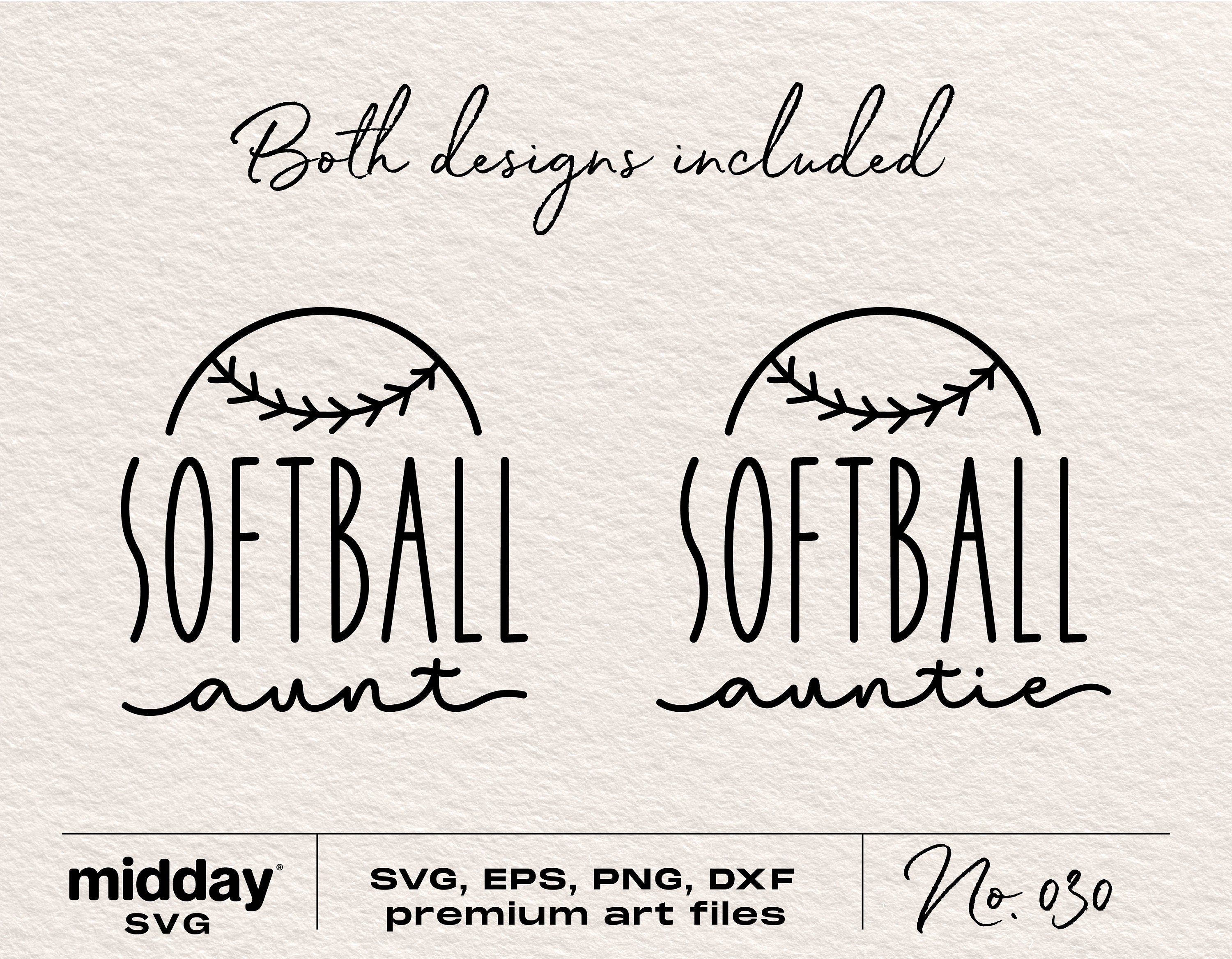 Softball Aunt Auntie Svg, Png Ai Eps Dxf, Cricut Cut Files, Silhouette, Softball Aunt Shirt, Design for Tumbler, Sweatshirt, or Hoodie