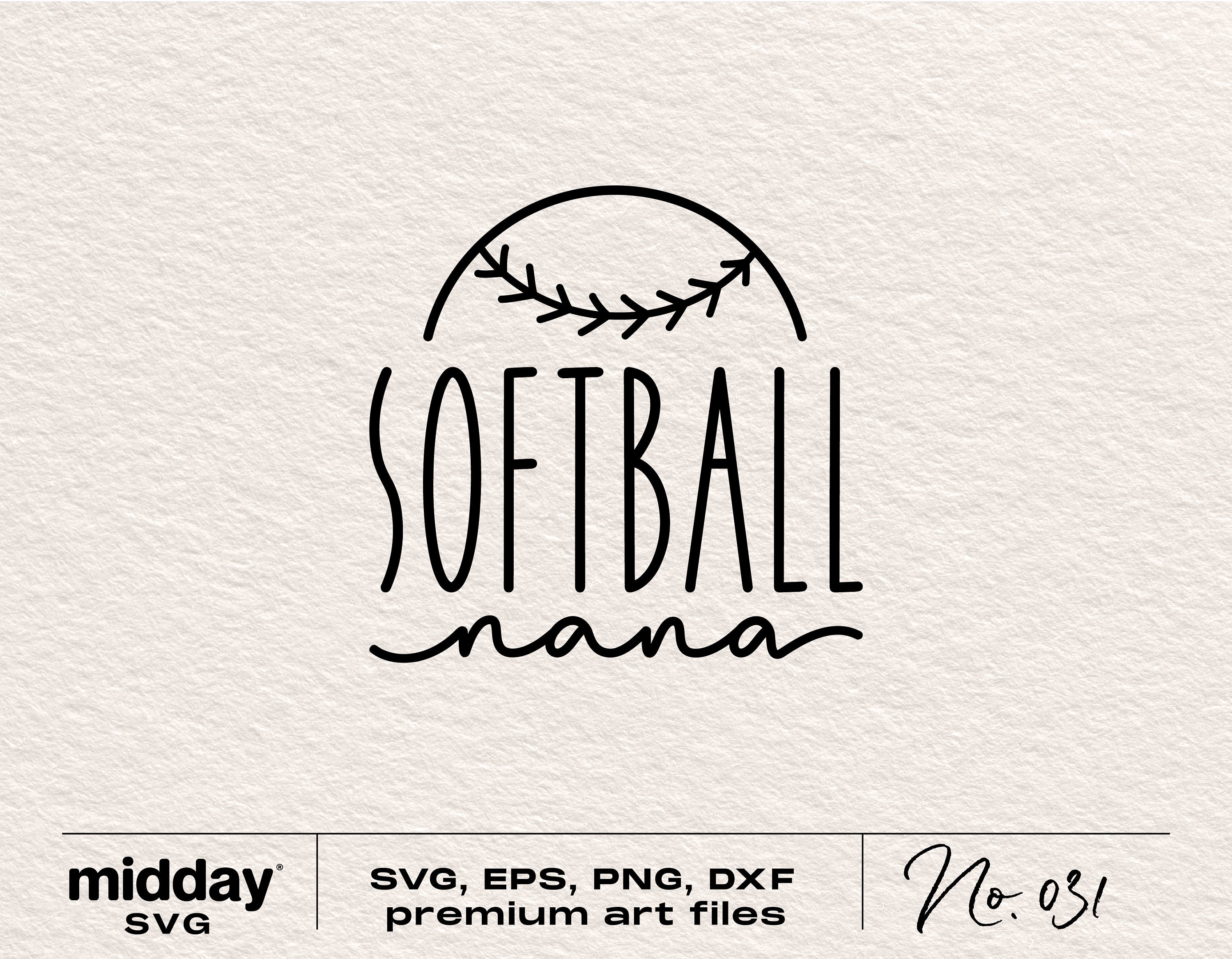 Softball Nana Svg, Png Ai Eps Dxf, Cricut Cut Files, Silhouette, Softball Nana Shirt, Design for Tumbler, Sweatshirt, or Hoodie, Sublimation