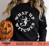 What Up Witches Svg, Png Dxf Eps, Witch Svg, Witchy Svg, Witch Broom, Funny Halloween Shirt svg,  Halloween Quote, Spooky, Cricut Cut File