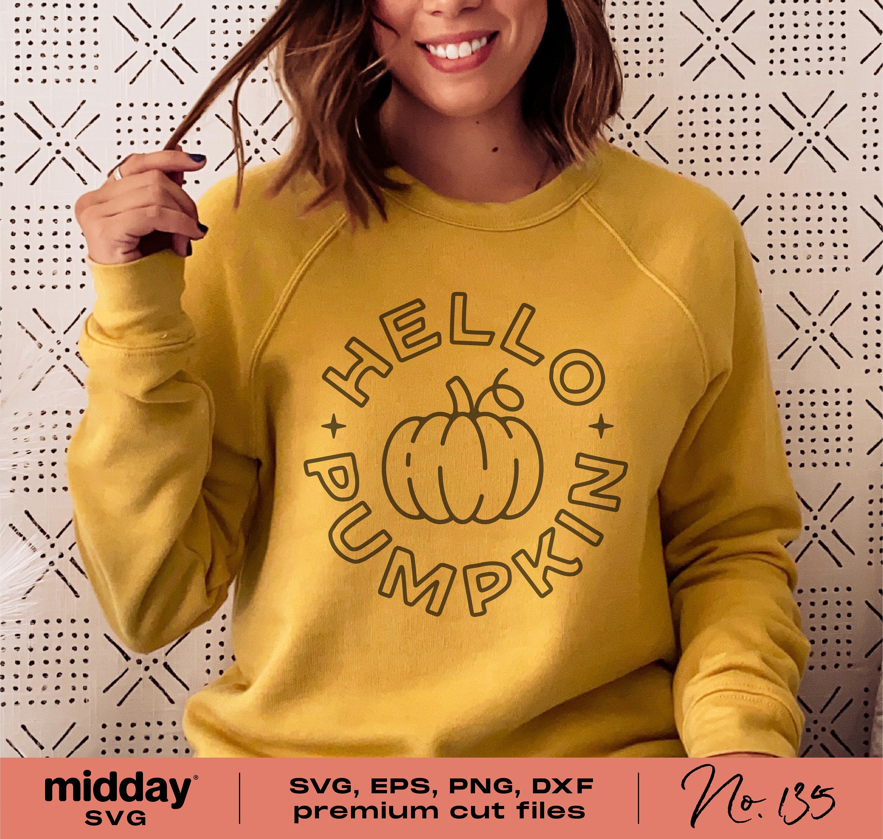 Hello Pumpkin Svg, Png Dxf Eps, Hey There Pumpkin, Fall Shirt, Autumn Design, Thanksgiving Shirt, Cricut Cut File, Silhouette, Halloween Svg