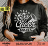 Cheer Nana Svg, Png Dxf Eps, Cheer Grandma Shirt Design, Cheerleading Nana, Cheerleader Nana, Cheer Cut Files, Cricut, Silhouette, Digital