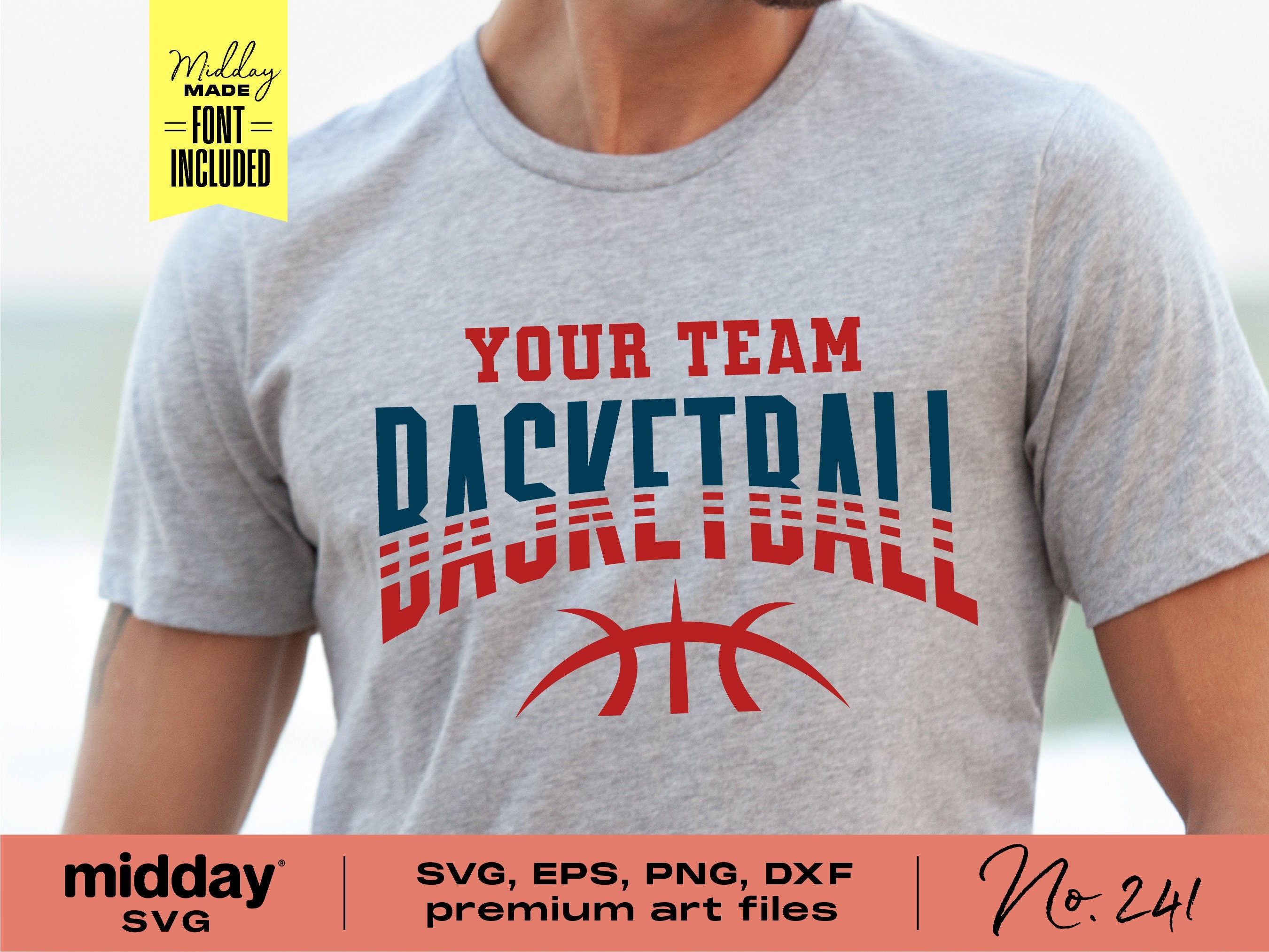 Basketball Team Template, Svg Png Dxf Eps, Team Shirts, Team Logo, Design For Sweatshirt, Tumbler, Cricut Cut Files, Silhouette, Sublimation