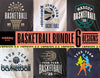 Basketball Svg Bundle, Svg Png Dxf Eps, Team Template Bundle, Team Shirts, Basketball Mom, Cricut Cut Files, Silhouette, Svg For Tumblers,