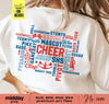 Cheer Svg, Cheer Team Word Art, Svg Png Dxf Eps, Cheer Team Shirts, Pom Pom, Cheer Mom Svg Png, Cricut Cut Files, Sublimation, Silhouette,