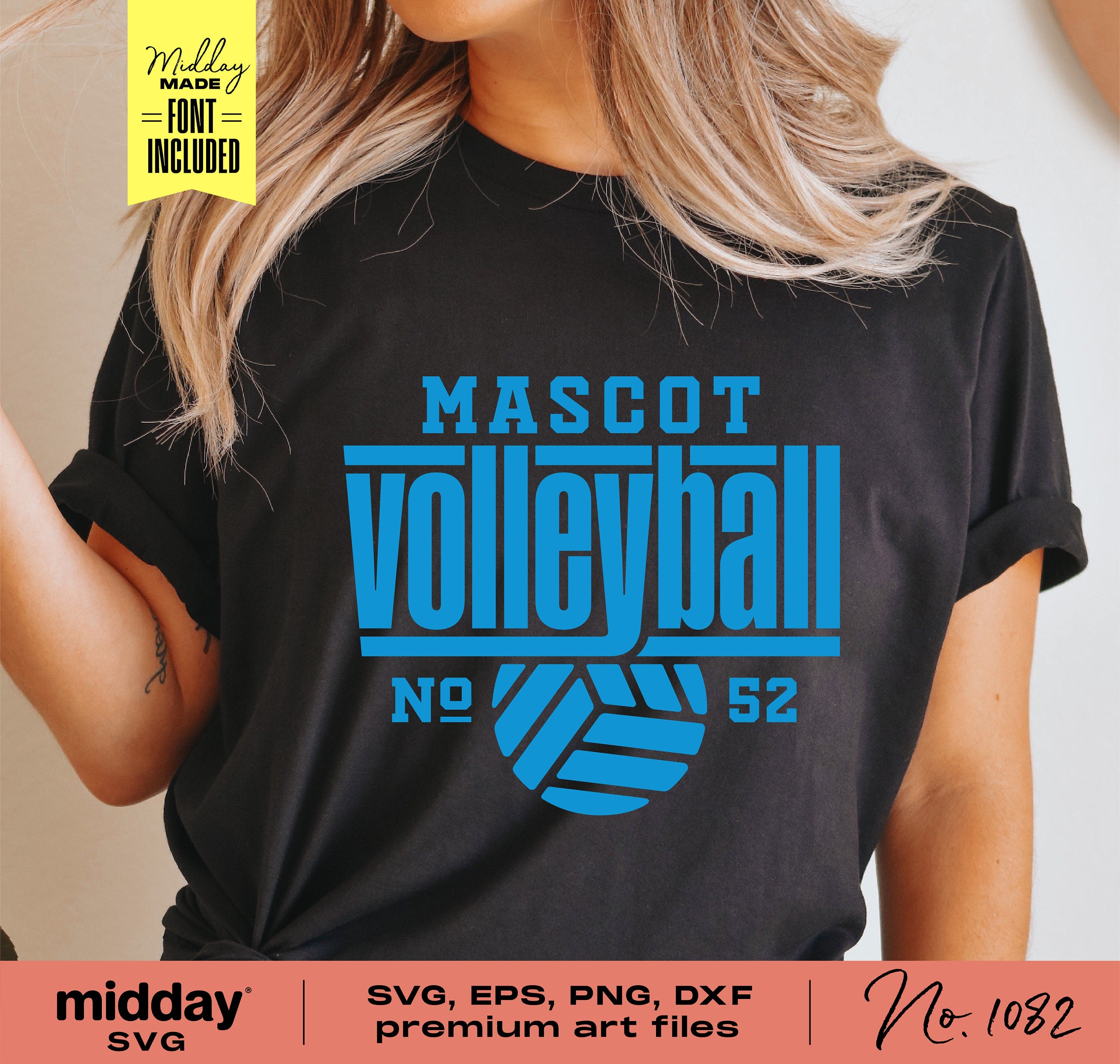 Volleyball Team Template, Svg Png Dxf Eps, Volleyball Svg, Volleyball Shirt Design, Cricut Cut File, Team Name, Sublimation, Team Logo