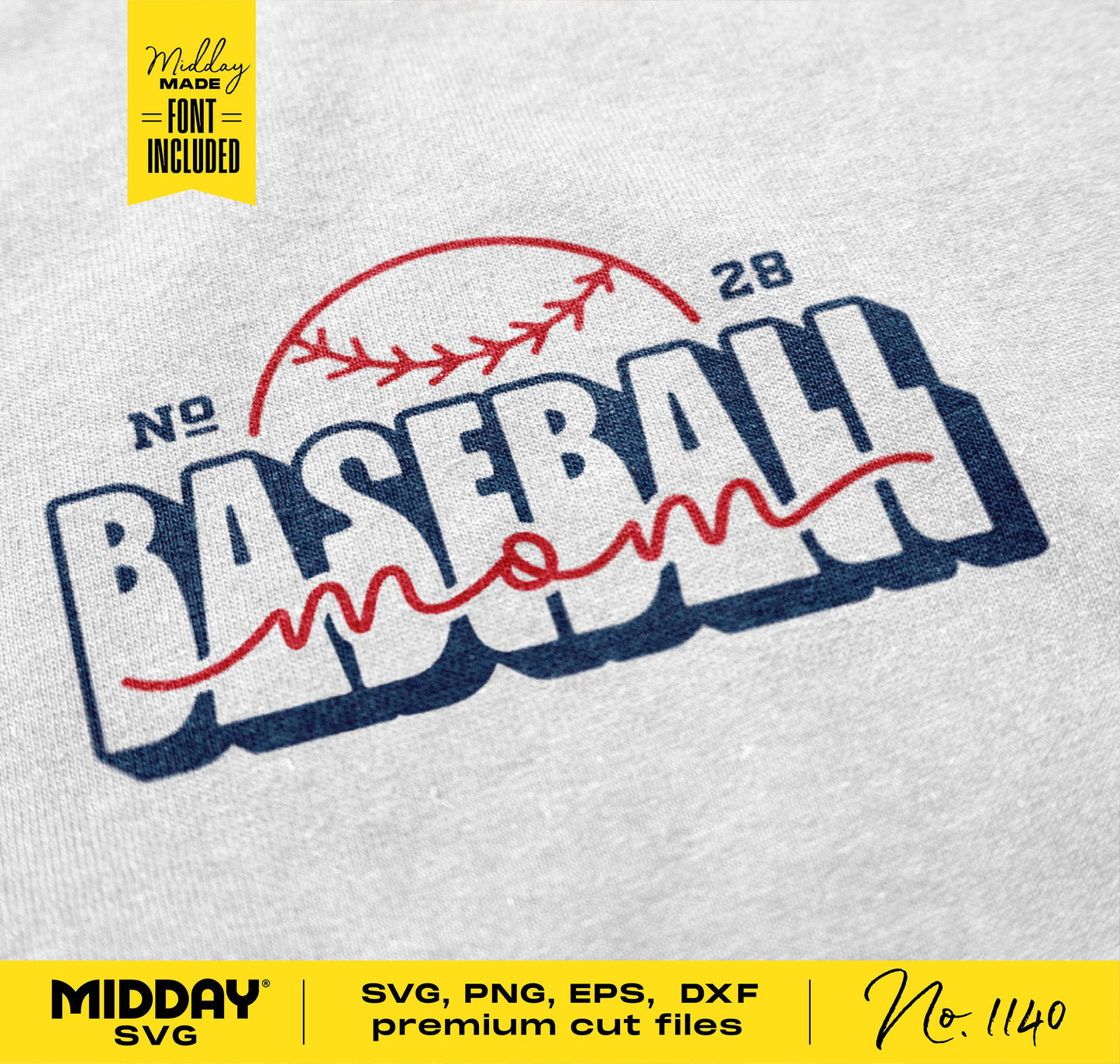 Retro baseball mom shirt design in SVG format with vintage card theme, ideal for Cricut and Silhouette projects on shirts and tumblers.