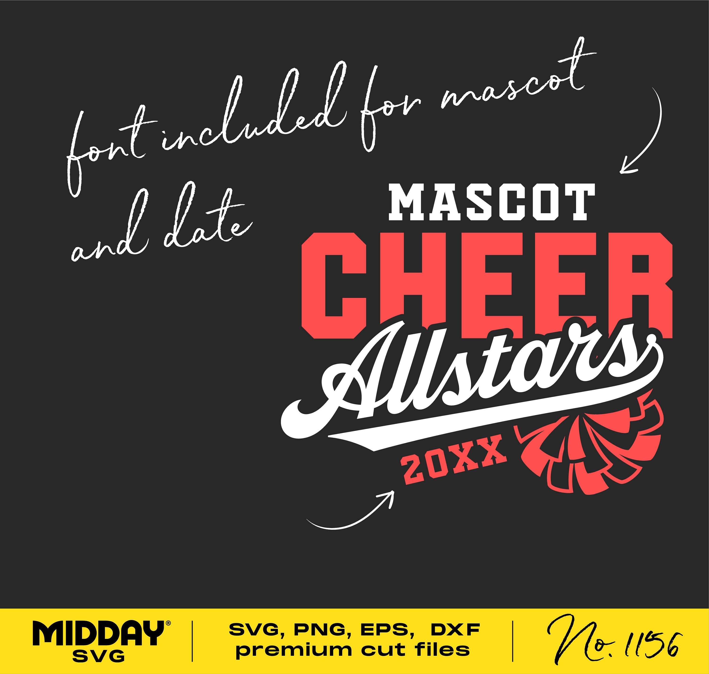 Cheer Allstars Svg Png, Cheerleading Allstar Team Shirt Design, Allstars Team Template, Cricut, Silhouette, Allstar Cheer Svg, Sublimation