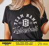 Volleyball Svg Png, Dxf Eps, Volleyball Shirt Svg, Volleyball Mom Svg, Team Template Svg,  Svg with Name, Svg for Cricut, Svg for Player,