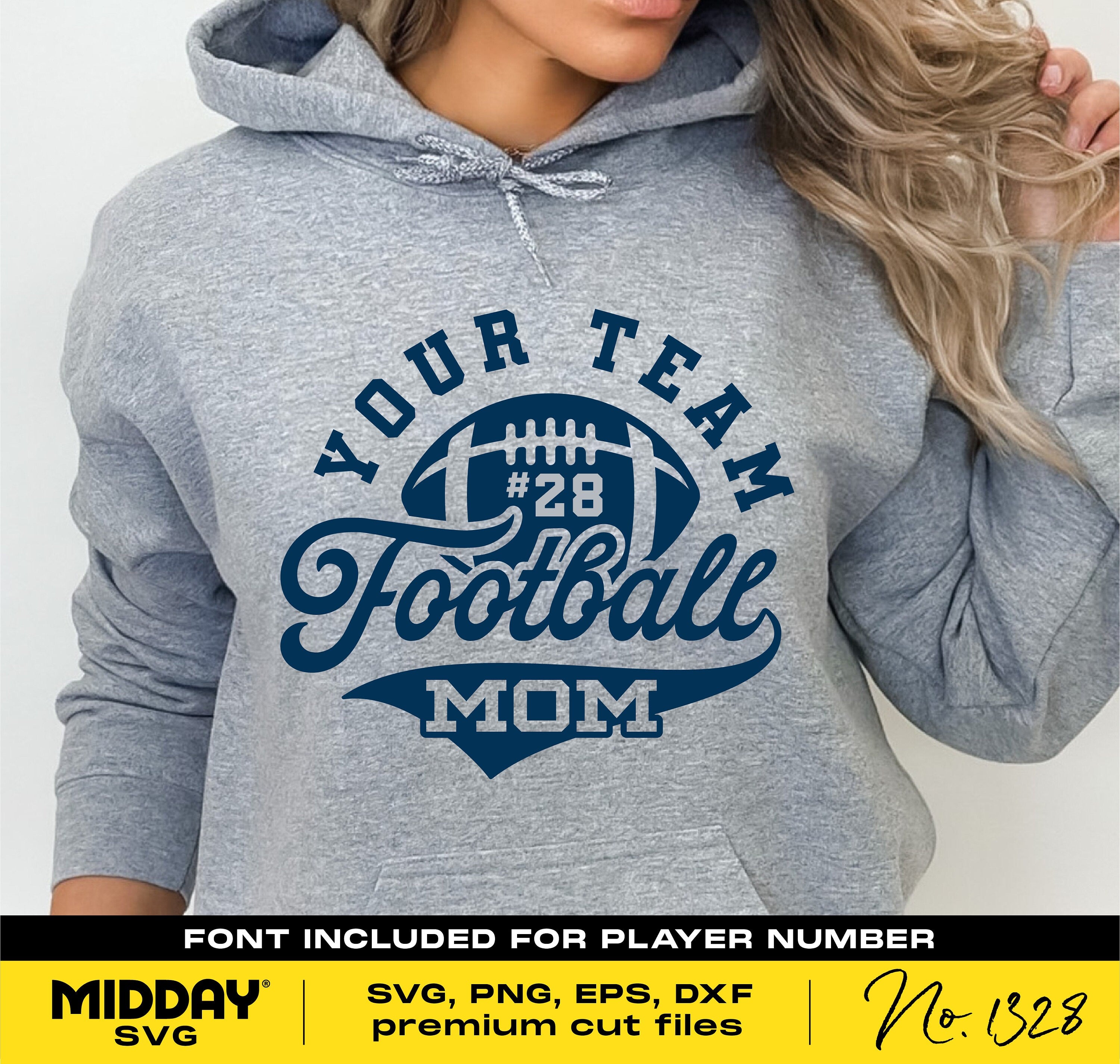 Football Mom Svg, Png Dxf Eps, Football Mama, Senior Football Mom, Mom Shirt Design, Svg for Cricut, Tumbler Design, Hat Design, Sublimation