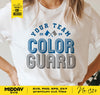 Color Guard Svg Png, Dxf Eps, Team Template Shirts, Svg For Cricut, Color Guard Mom or Dad, Sublimation, Color Guard Cut File, Silhouette