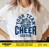 Cheer Sister Svg Png, Svg Dxf Eps Png, Cheer Sis, Pom Pom Svg, Pompom, Svg for Cricut, Team Shirt, Silhouette, Sublimation, Cheerleader Team